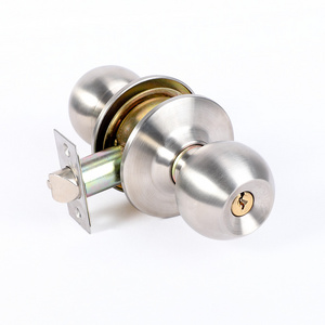 Wholesale High Quality Entrance Function Wooden Door Lock Cylindrical Knob Door Lock