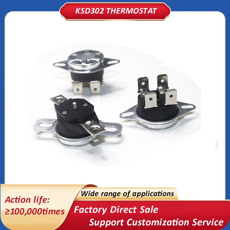 ksd302 thermostat 250v 25a thermal on off switch 300 degree thermal protector