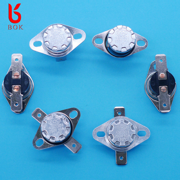 Fully Certificated KSD301 oven thermal overheat protector temperature switch for home electric appliances