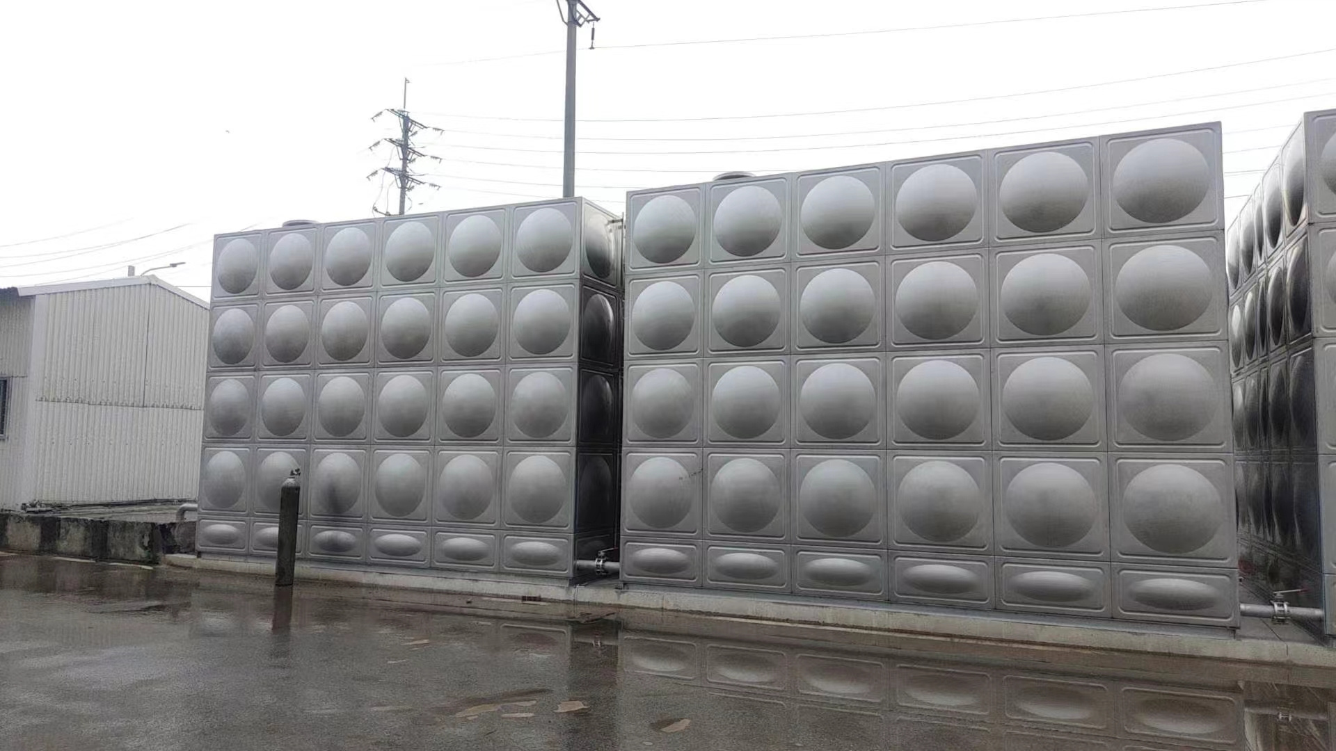 Stainless Steel Panel Metal Water Storage Tank for Manufacturing Plants SS304 Stainless Steel Water Tank