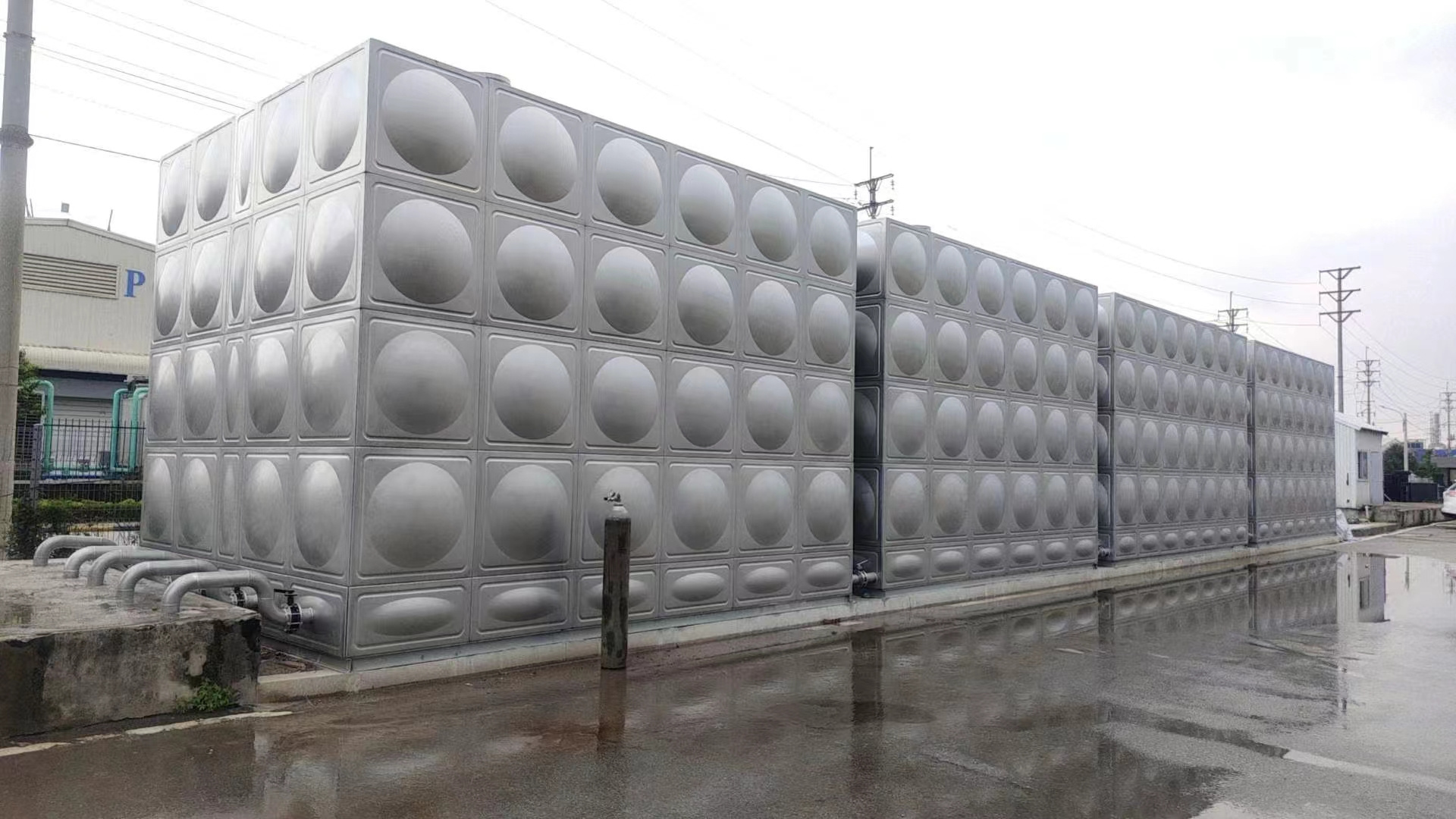 Hot Sale Customized GRP Modular Panel FRP Water Tank For SMC Rectangular Water Storage Tank