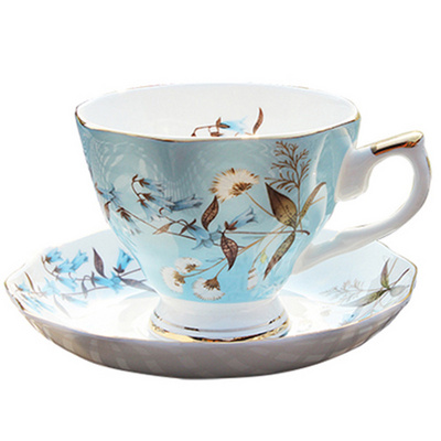 European style cup new bone china coffee cup and saucer