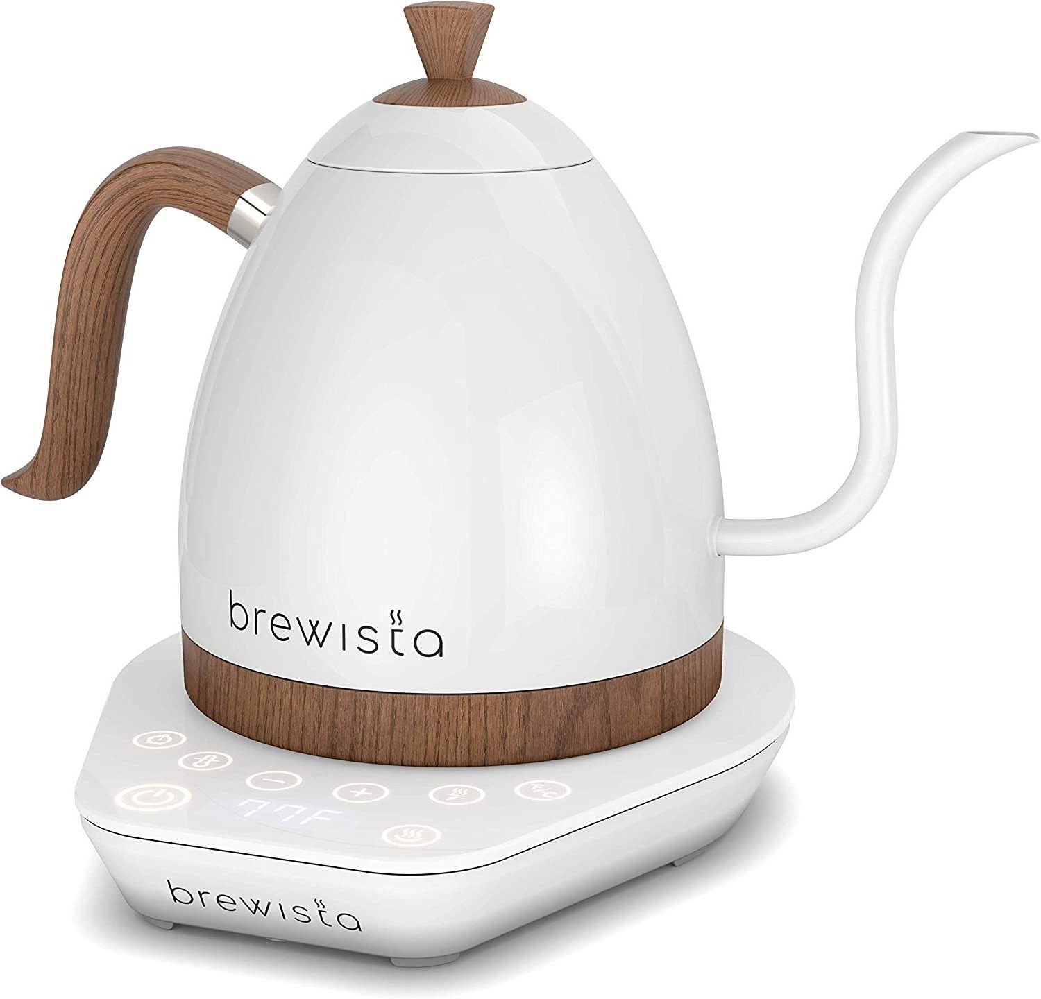 Brewista 220V 1.0L/600ml 304 Stainless Steel fine Mouth temperature control electric Gooseneck Pour Over Pouring Coffee Kettle