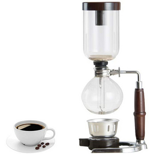 Best Quality Retro Antique Siphon Picnic Camping Glass Moka Espresso Vacuum Coffee Drip Maker Kettle Coffee Accessories Pot