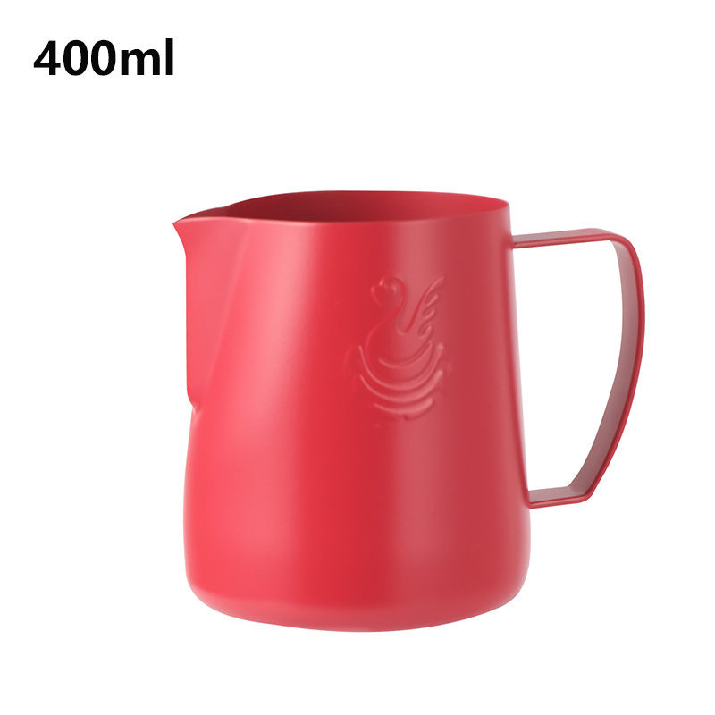 JIBBI Espresso 304 Stainless Steel Milk Jug Coffee Pitcher Barista Craft Latte 400/600ml Milk Frothing Jug