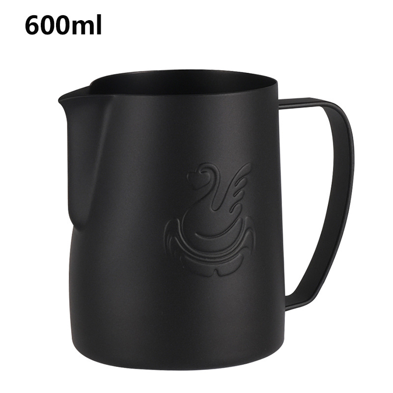 JIBBI Espresso 304 Stainless Steel Milk Jug Coffee Pitcher Barista Craft Latte 400/600ml Milk Frothing Jug