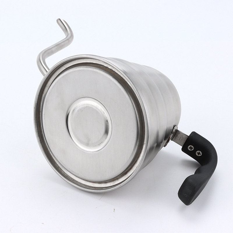 High Quality Stainless Steel Cloud Tea Drip Pour Over Pot With Thermometer Gooseneck Kettle Coffee Pot