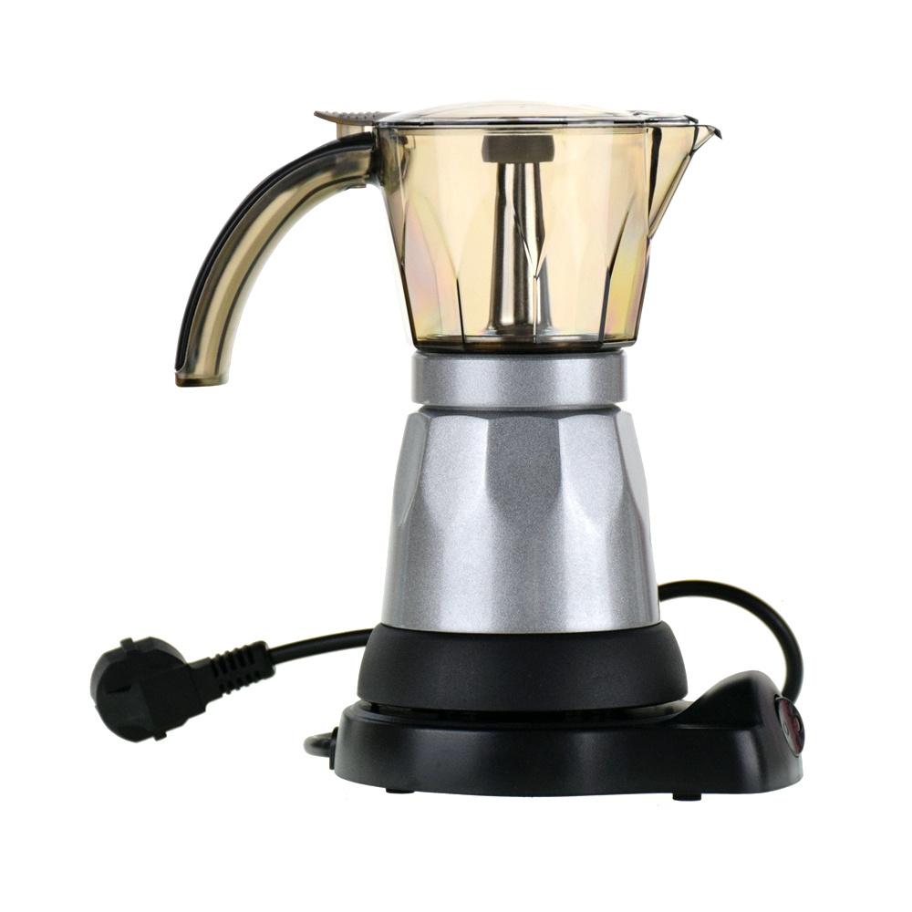 Top Seller Kitchen Accessories Silver Espresso Coffee Maker 300ml Moka Pot Coffee & tea sets