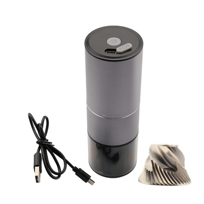 Mini Electric Coffee Grinder 420 Stainless steel 38mm Concial Burr Coffee Grinder Electric USB Coffee Grinder Built in Battery