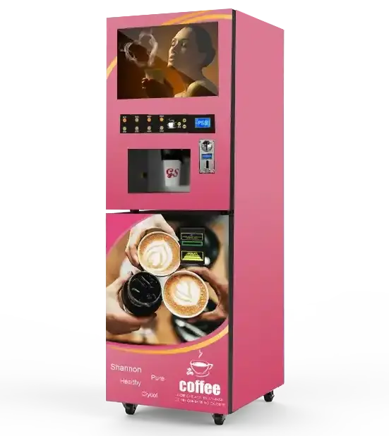 Commercial Fully Automatic Electric Coffee Vending Machine with OEM ODM UK/US Plug Options