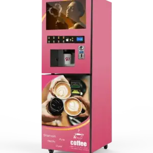 Commercial Fully Automatic Electric Coffee Vending Machine with OEM ODM UK/US Plug Options