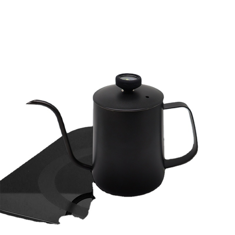 600ML one-touch pour over brewing Kettle Enamel Household cold brew Stainless Steel  Coffee Pot coffee espresso maker