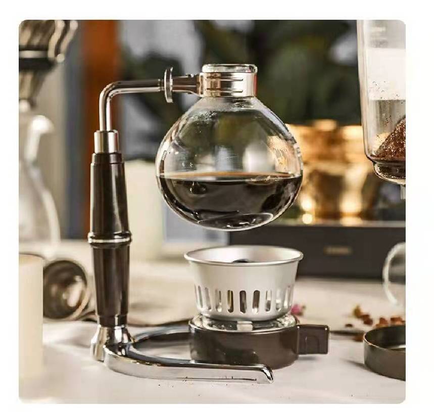 Coffee maker 3 cups 5 cups glass coffee syphon maker user-friendly glass siphon espresso coffee pot Tea Pot Set