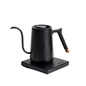 Stainless Steel For Hotel Home Cafe Office Barista Timemore Gooseneck 600ml Adjustable Temperature Electric Black Coffee Kettle