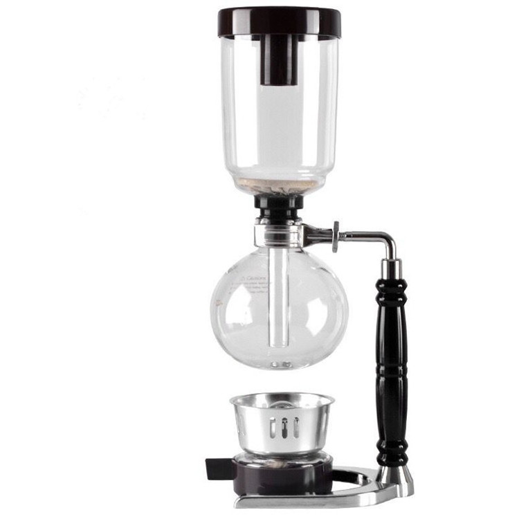 portable glass stainless steel  espresso cup drip vacuum syphon coffee maker