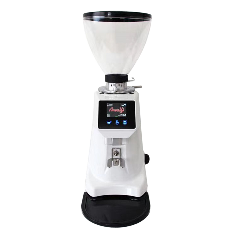 Customized Logo Accepted A80 Commercial Coffee burr Grinder bean Electrical Espresso Mill Machine