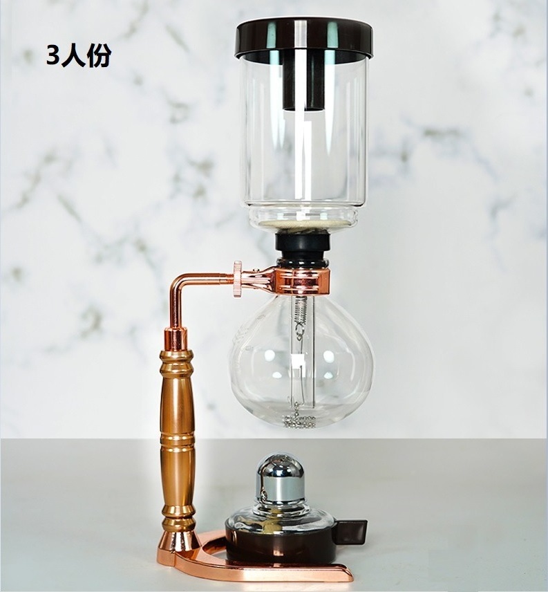 Classic Coffee Syphon Pot 3-5 Cups Counted Tea Coffee Syphon Espresso Siphon Coffee Maker 600ML