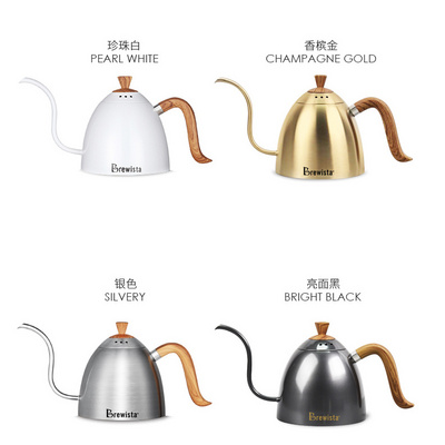 Brewista Artisan 700ml Gooseneck Stovetop Kettle Coffee Pot Control the Water Speed 304 Stainless Steel Electric Pour Over