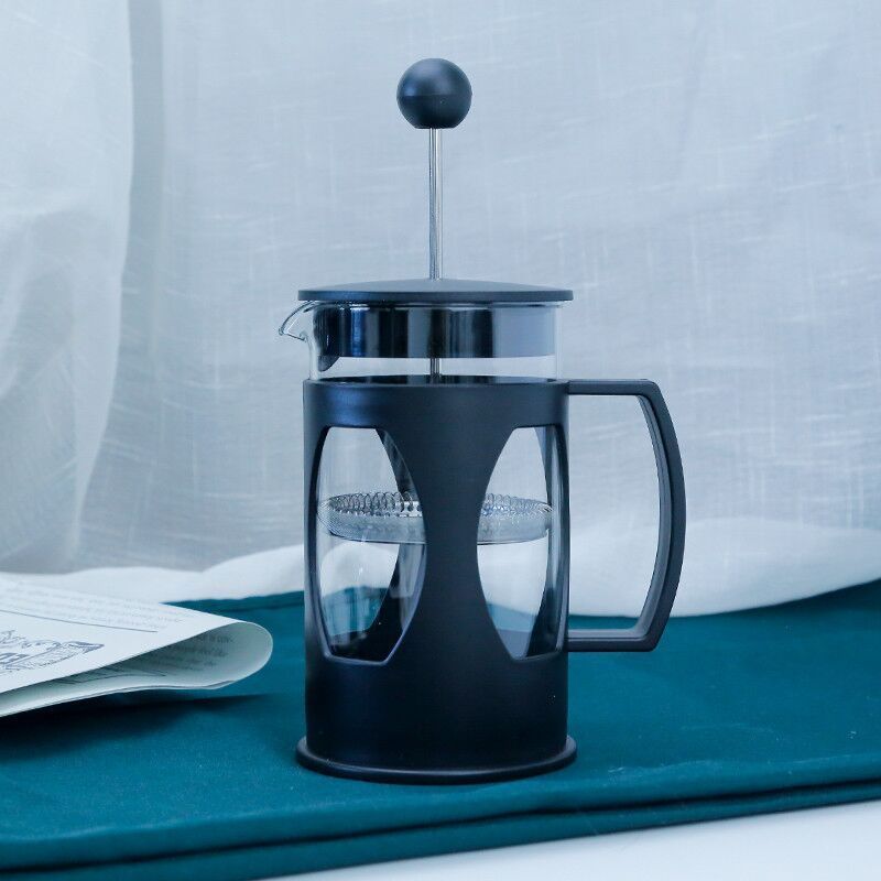 borosilicate plunger coffee maker plastic french press