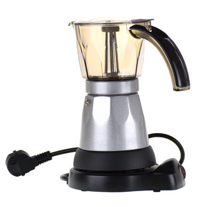 Top Seller Kitchen Accessories Silver Espresso Coffee Maker 300ml Moka Pot Coffee & tea sets