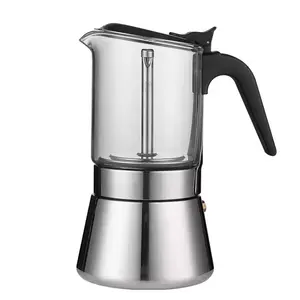 Aluminium 6 cup Stovetop Expresso Percolator Mocha Coffee Maker Kitchen Accessories Espresso Coffee Maker Moka Pot