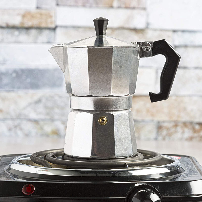 Wholesale Modern Aluminum Espresso Kahve Stovetop 1-12 Cups Coffee Maker Moka Pot