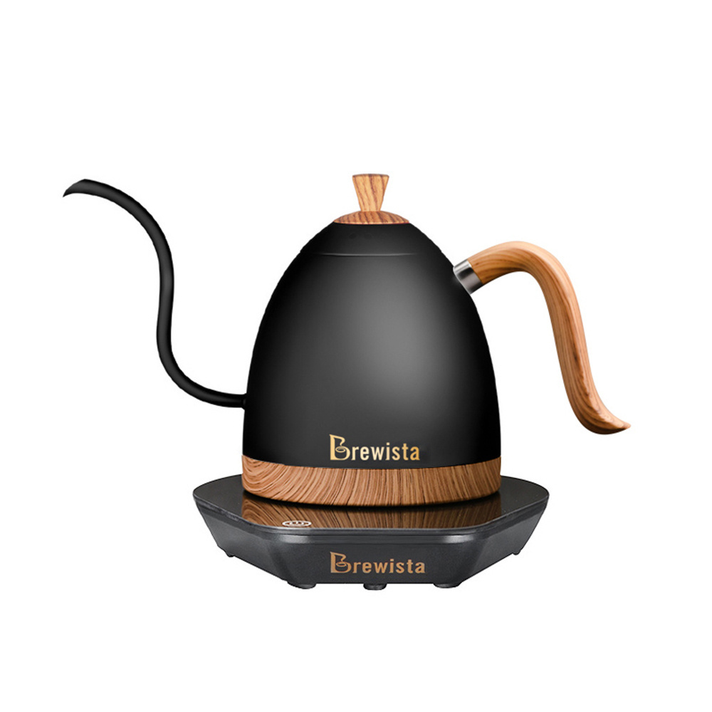 High quality coffee 1000ml 1.0 liter digital variable steel electric gooseneck kettle