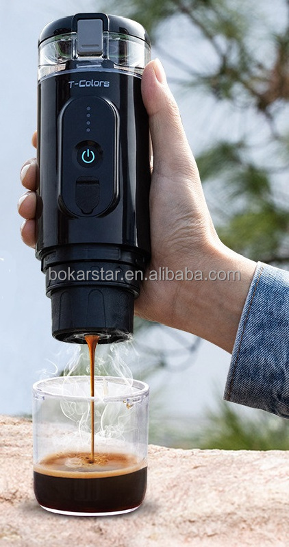 Portable Household Wireless Heating Water Bottle Pour Over Black White Capsule Available Coffee Maker