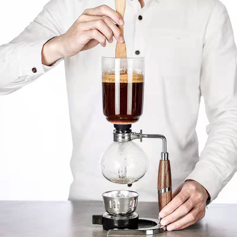 Coffee maker 3 cups 5 cups glass coffee syphon maker user-friendly glass siphon espresso coffee pot Tea Pot Set