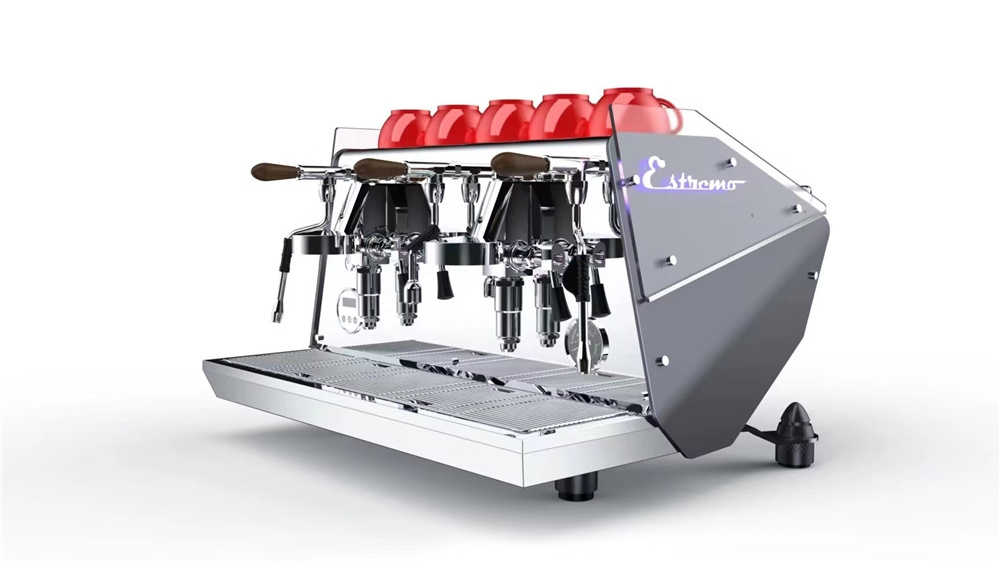 E61 Brewing Group Fluid-o-tech Rotation Pump Metal framework Stainless Steel 12L Boilers Espresso Automatic Coffee Machine