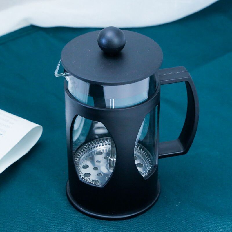 borosilicate plunger coffee maker plastic french press