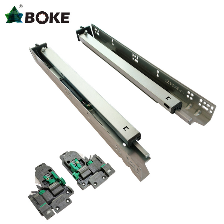 BOKE Usa Type Full Extension Under-mount Soft Close Undermount Drawer Slide