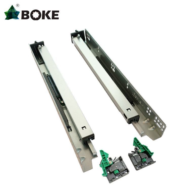 BOKE Usa Type Full Extension Under-mount Soft Close Undermount Drawer Slide