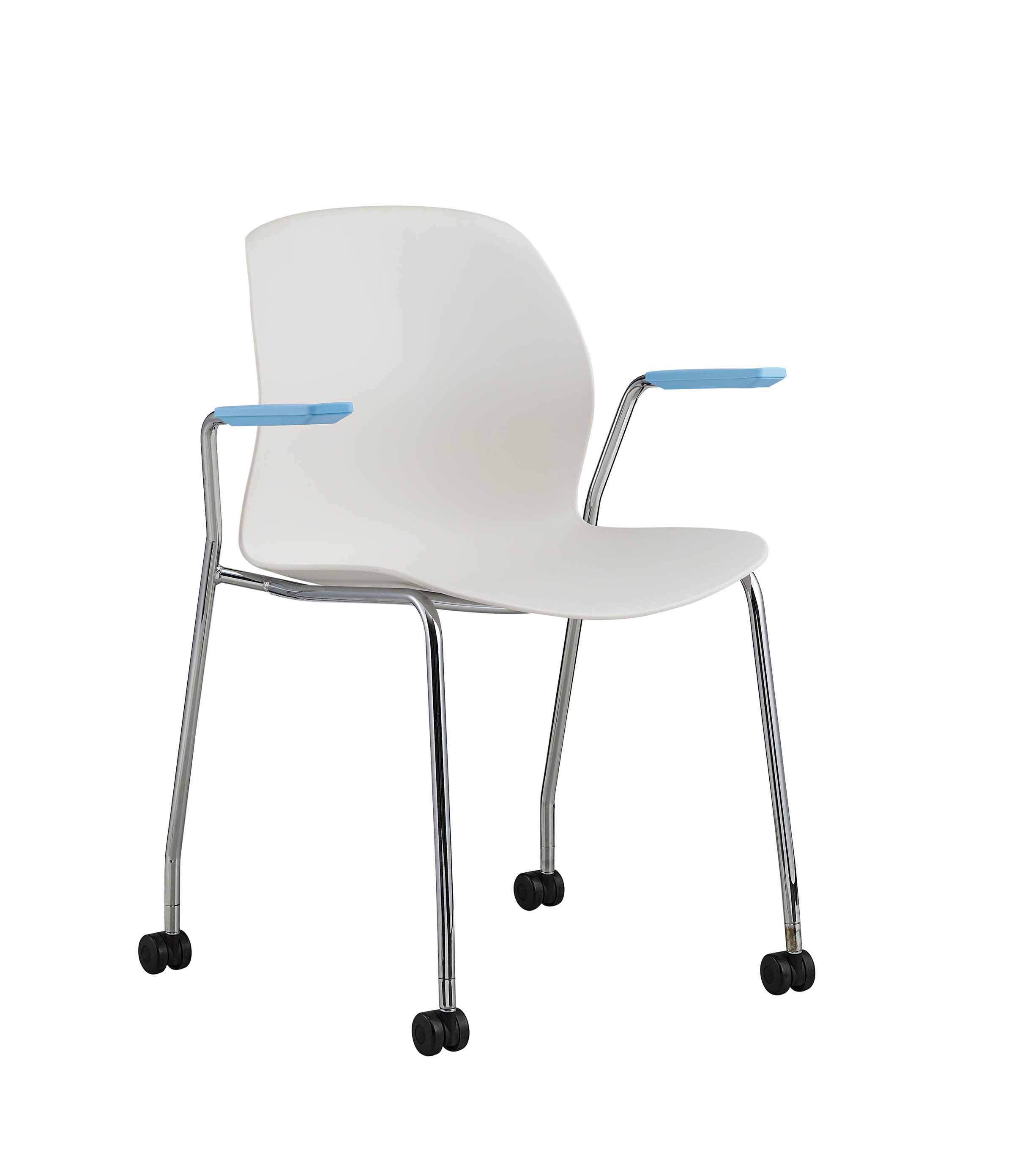 High Quality White Conference Room Stackable Waiting Stackable Plastic Chair Stacking Chair