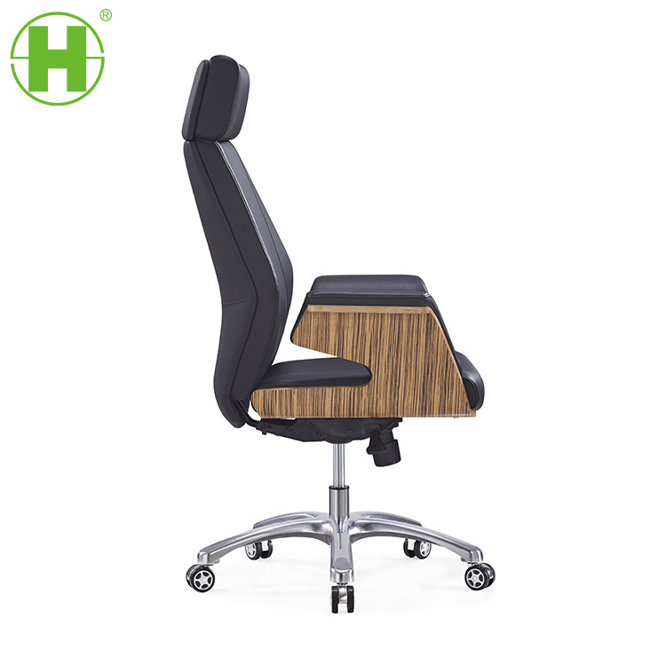 861A hot sell huashi High End Manager Office Chair Real Leather Executive Chair For Boss