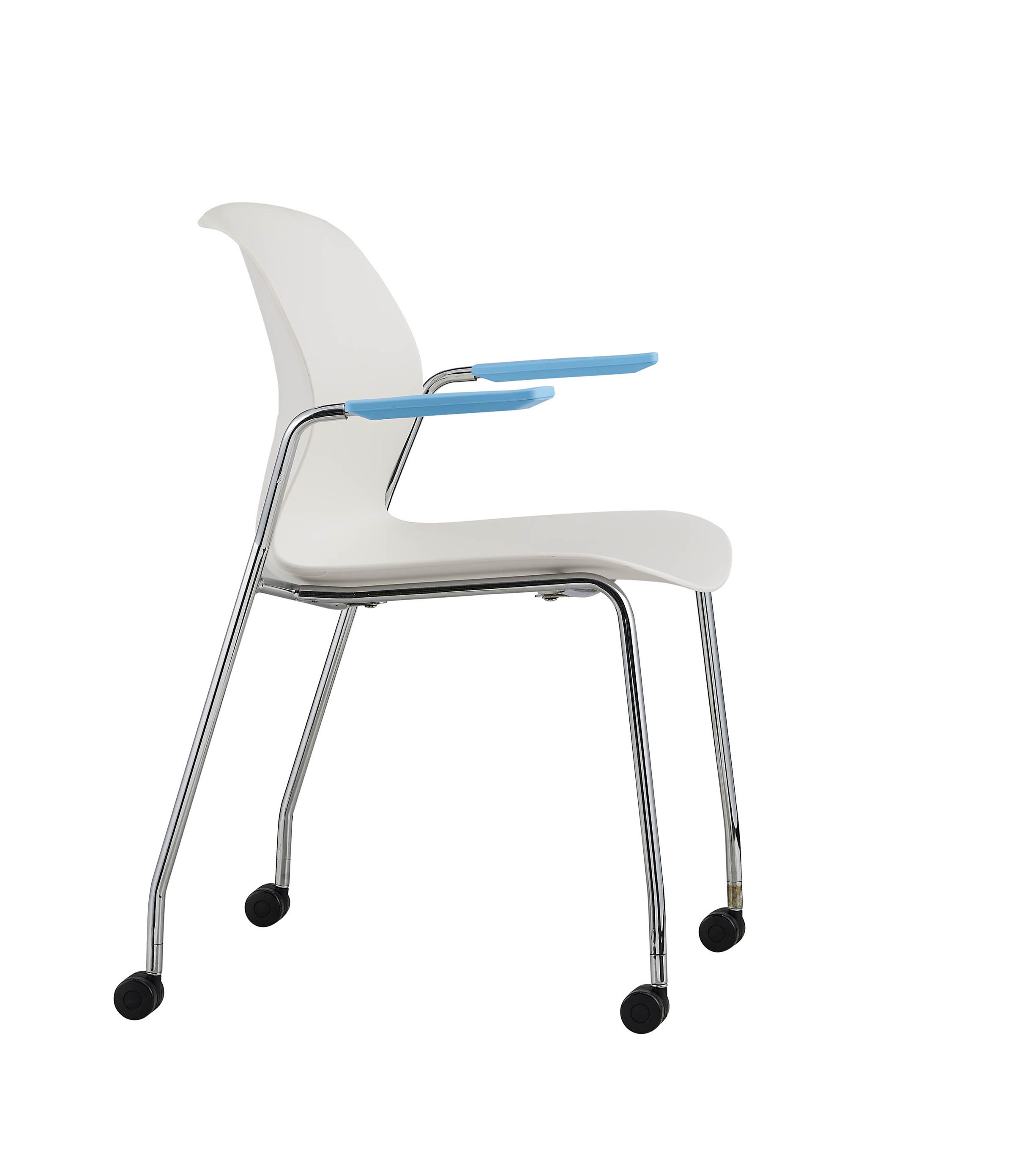 High Quality White Conference Room Stackable Waiting Stackable Plastic Chair Stacking Chair