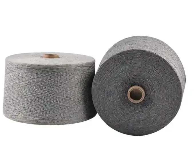 NE 3/1 regenerated polyester cotton blended yarn for mop and ropes