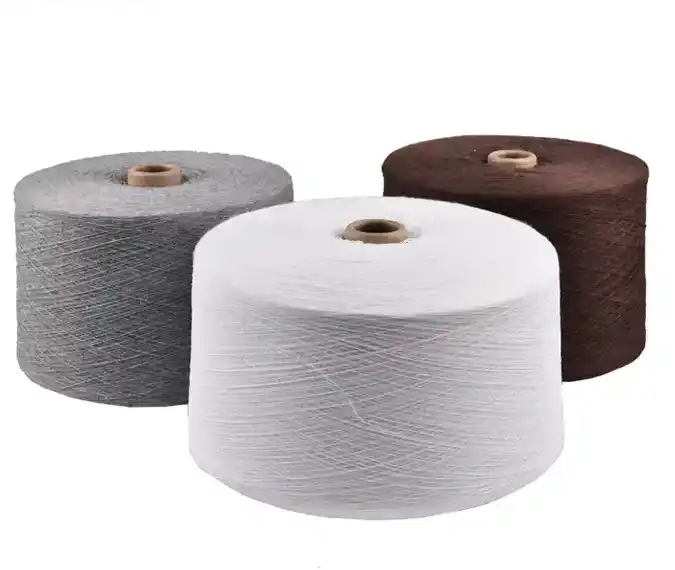 NE 3/1 regenerated polyester cotton blended yarn for mop and ropes