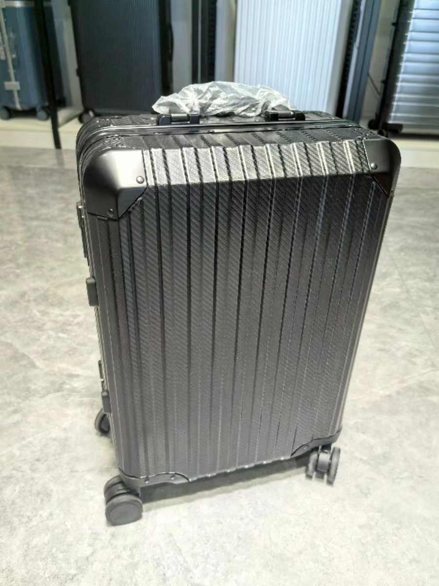 2024 boke Custom All Aluminum Magnesium Alloy Luggage Large Capacity Aluminum Frame Pure Metal Suitcase Password Case