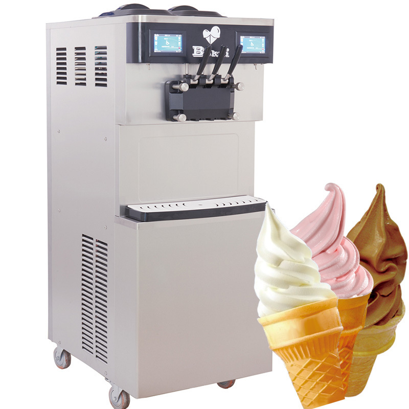 Long life used soft serve ice cream machine with stainless steel