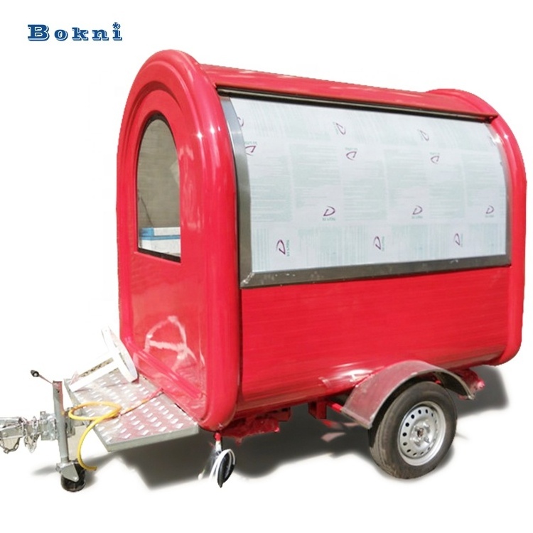 2024 The Latest Outdoor Food Truck Electric Food Trailer Cart  Mobile Beer Bar Street Kitchen Food Cart