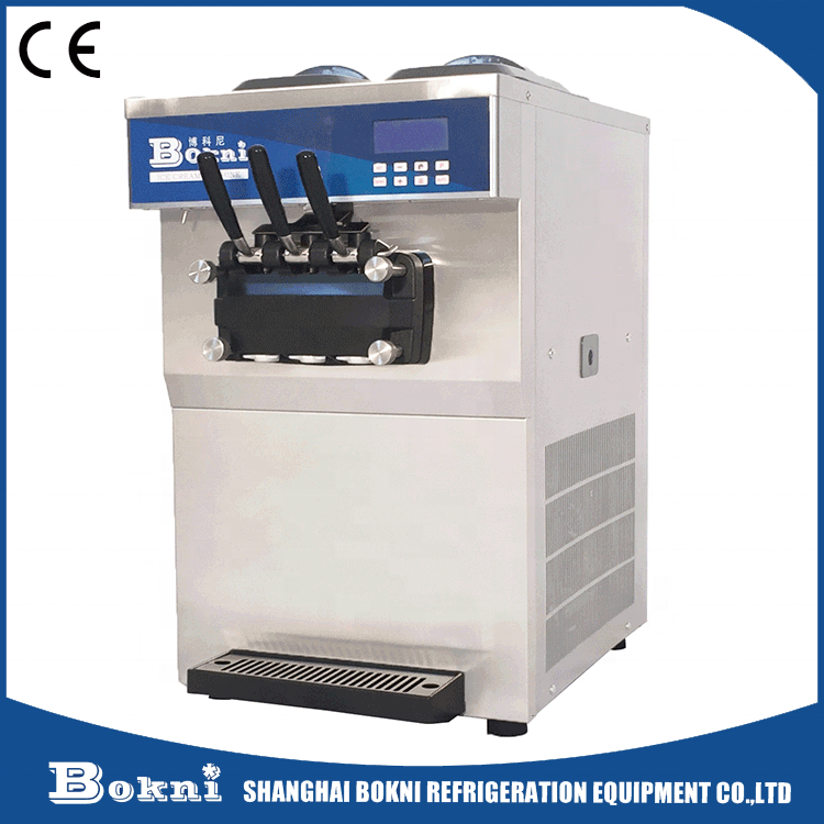 3 Flavors High Quality Liquid Nitrogen Soft Ice Cream Machine Price