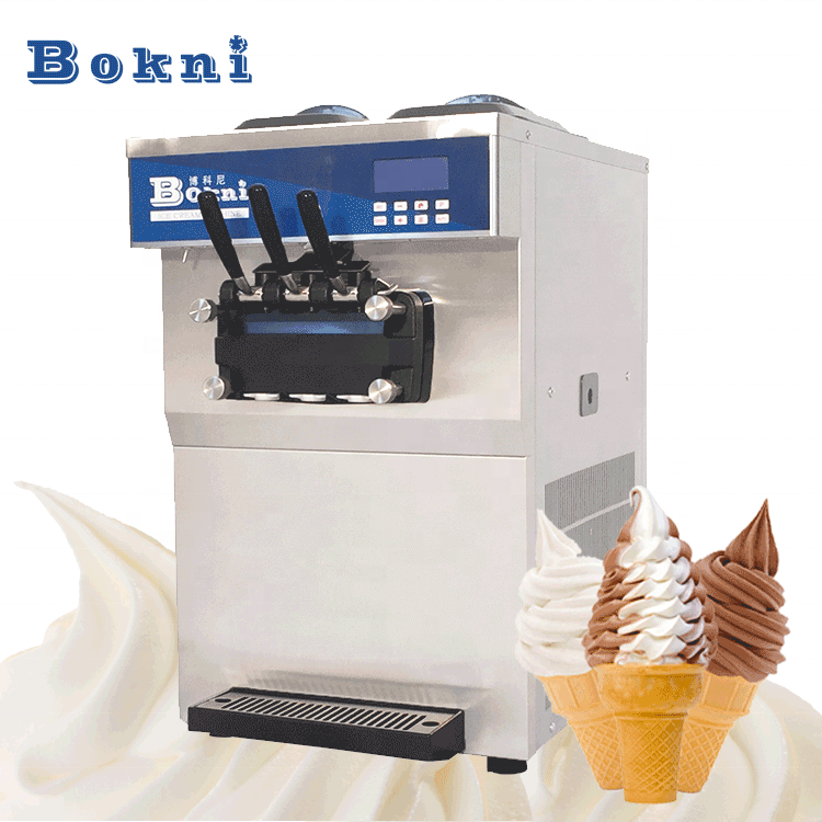 Table top Soft Serve Ice Cream Maker Frozen Yogurt Machine