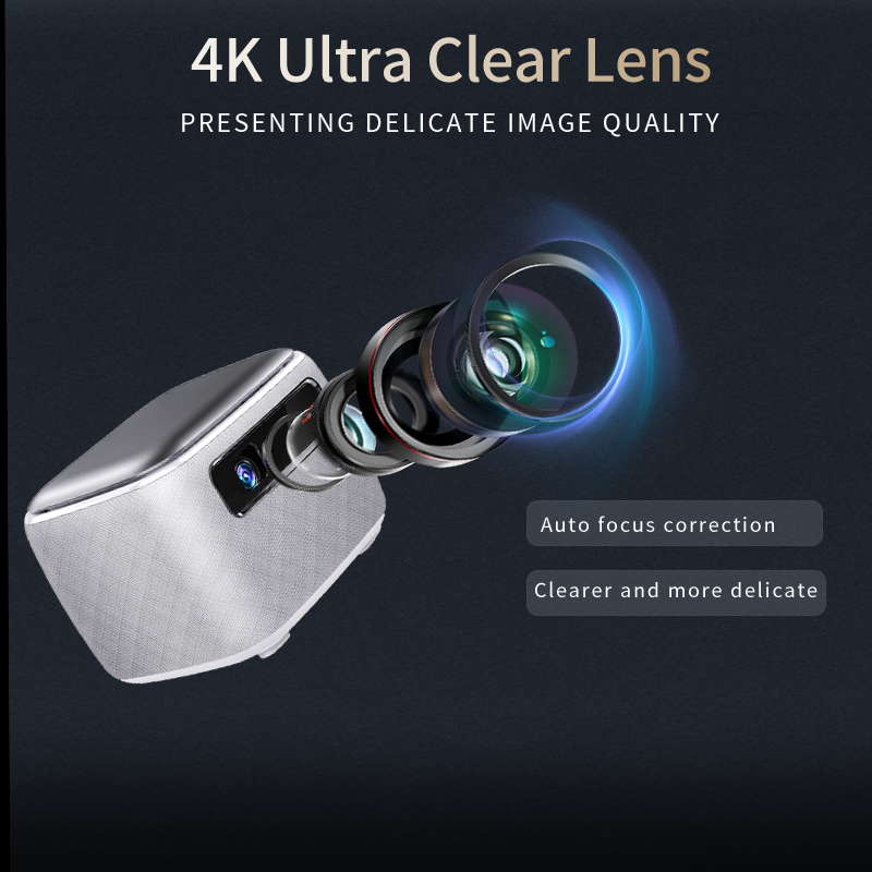 Manufacturers Autofocus Intelligent 3D DLP Short Focus 4K Android Projectors Presentation Devices Projectors 4K