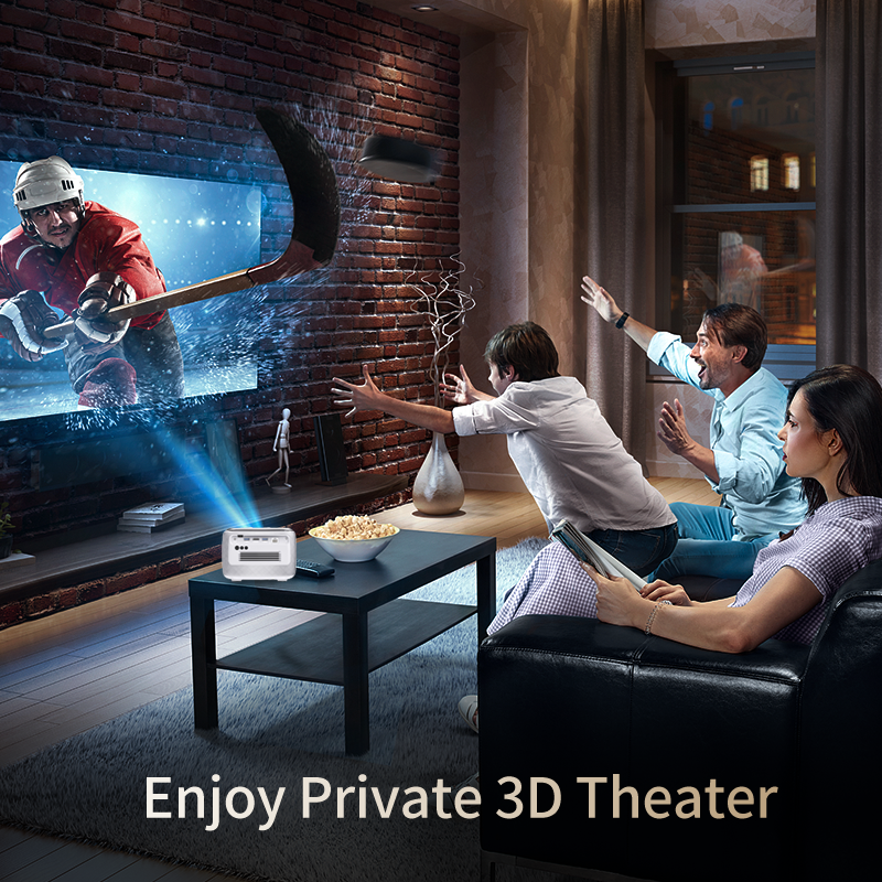 Manufacturers Autofocus Intelligent 3D DLP Short Focus 4K Android Projectors Presentation Devices Projectors 4K