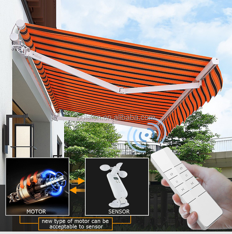 Waterproof Balcony Pergola Canopy Swimming Pool Retractable Roof Patio Awning