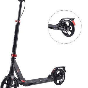 200mm Adult Kick Scooter for Adult Big wheels kick Scooters with Hand Brake and Dual Suspension