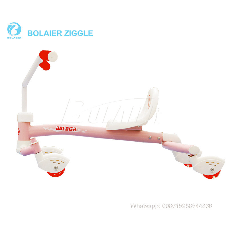 Kick Scooter For Kids Ride On Scooter Foot Swing Twist Ziggle with Seat 4 wheels