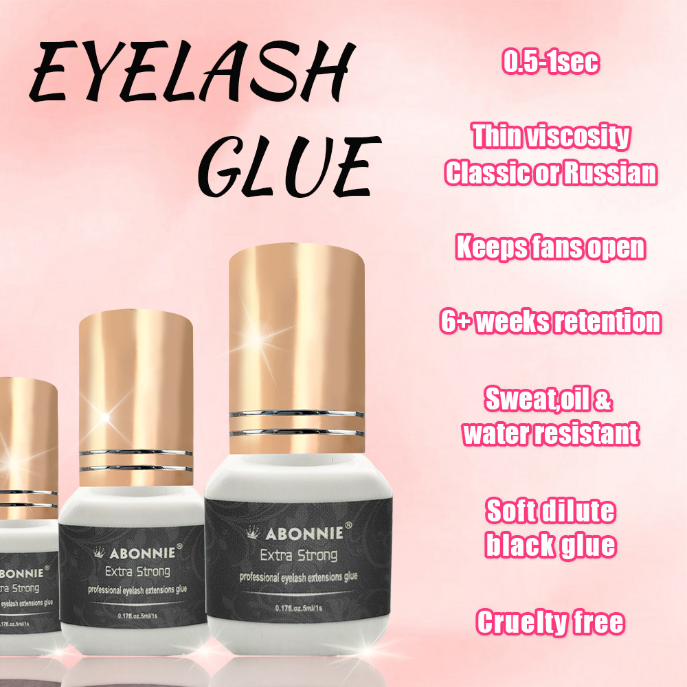 Private Label Eyelash Glue Extension Made In Korea Oem Long Lasting Low Fume Best Eyelash Adhesive Glue