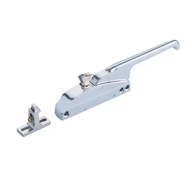 Door Safety Latches Refrigerator Hinge Stainless Steel Zine-alloy Cold Room Door Lock Latches